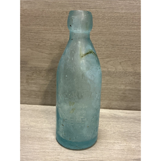 1880S HELENA MONTANA MT (Merrit & CO) WESTERN BLOB TOP SODA BOTTLE, EARLY