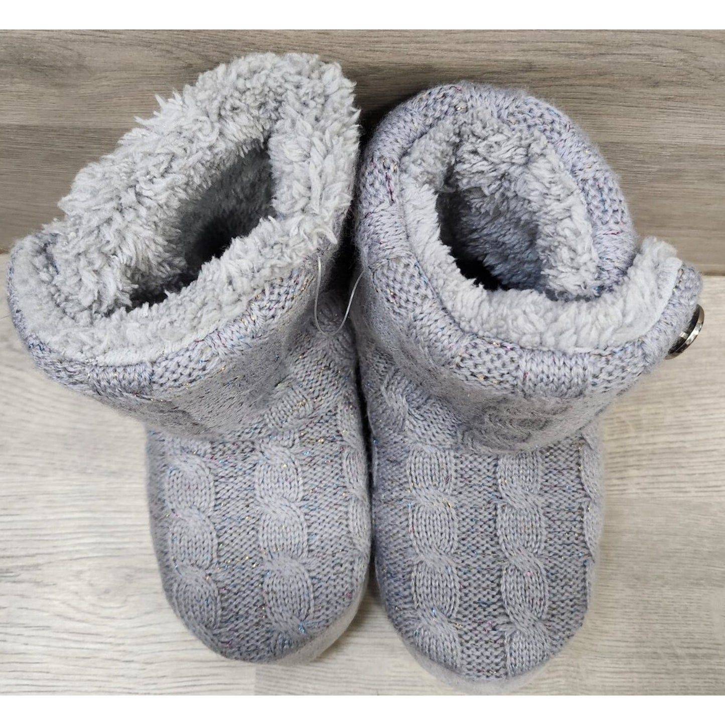 Capelli Dark Grey Faux Fur Boots