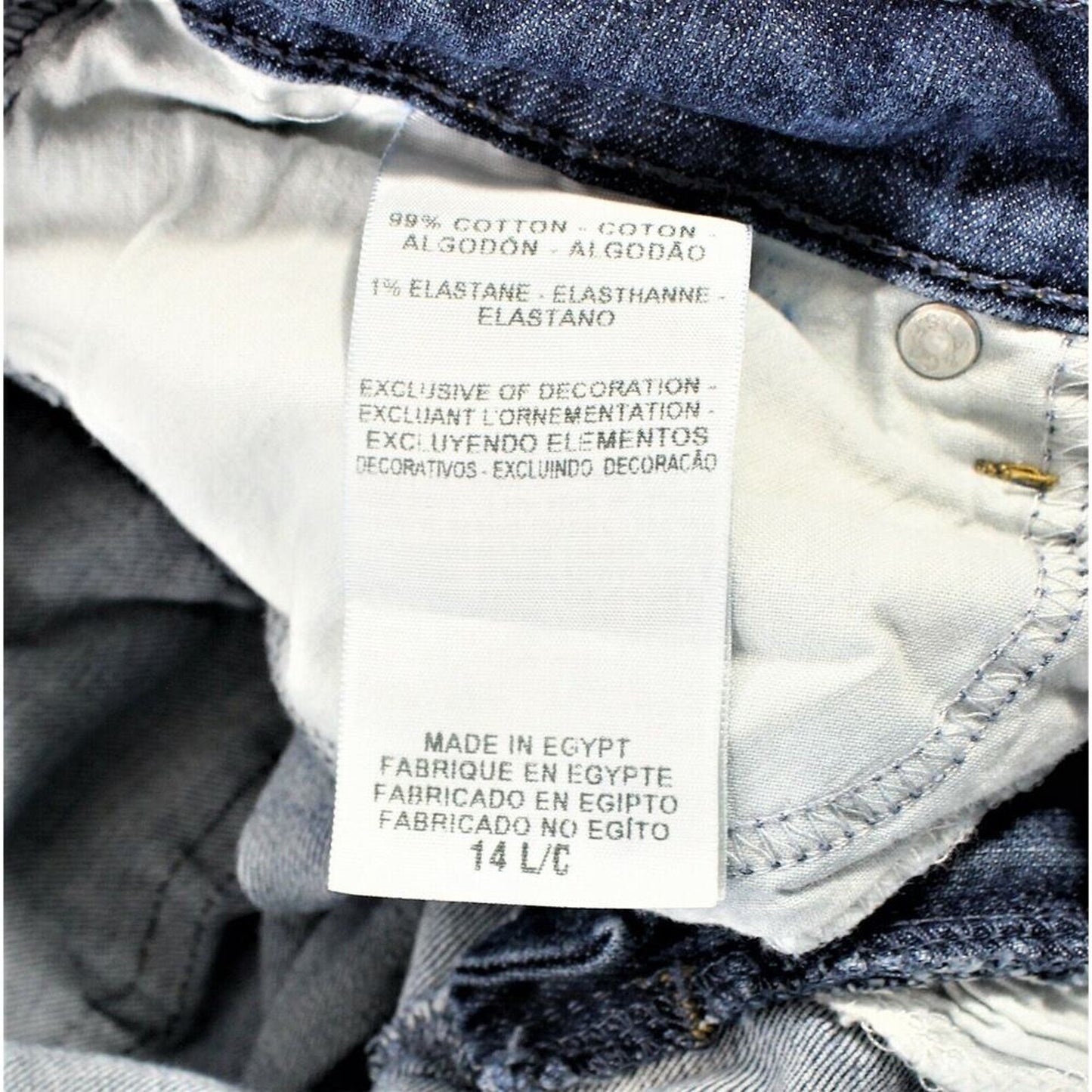 Levi Strauss Signature Mid Rise Straight Jeans Size 14L Medium Wash