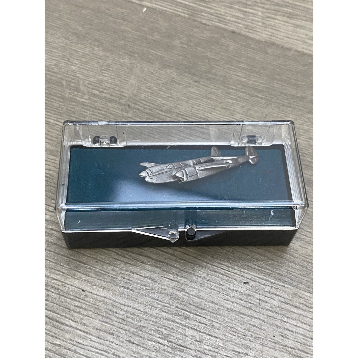 Pewter Lockheed P-38 Lightning Aircraft Lapel Pin
