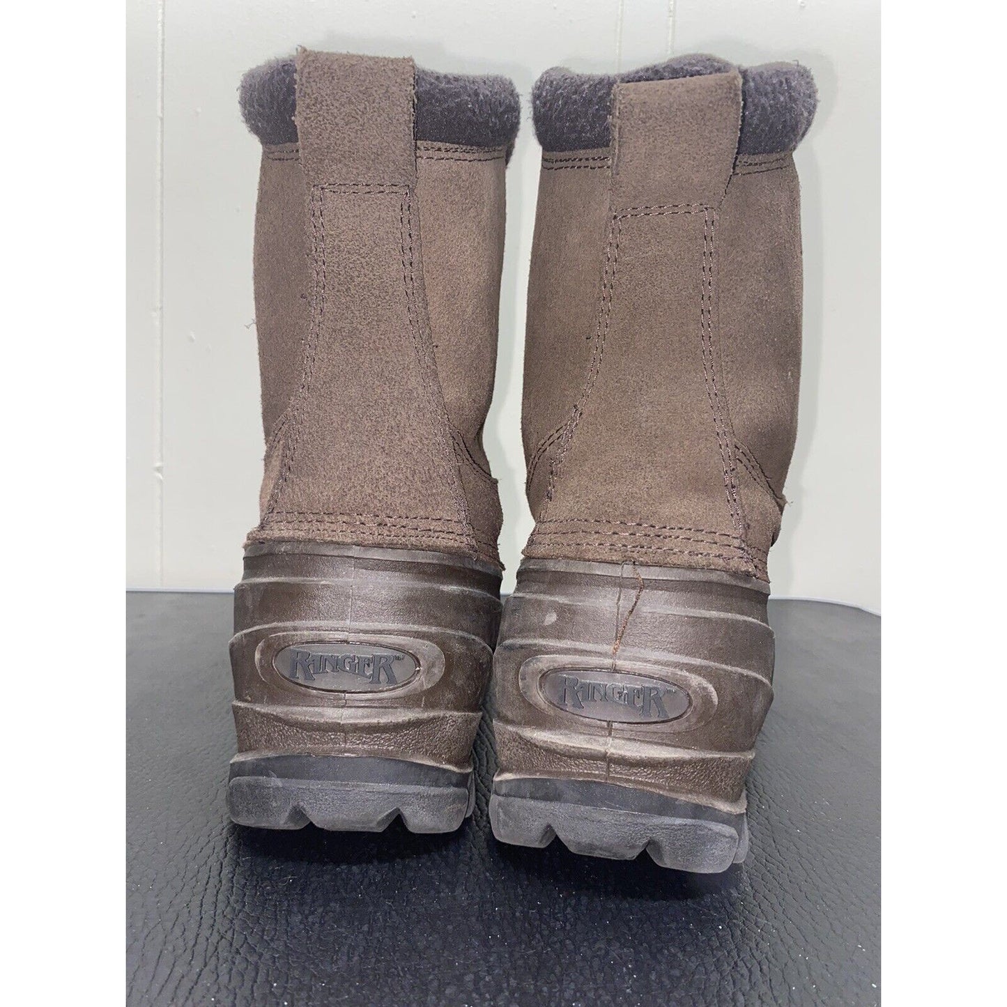 RANGER THERMOLITE BROWN SUEDE WITH LINER MENS 10 SNOW BOOTS
