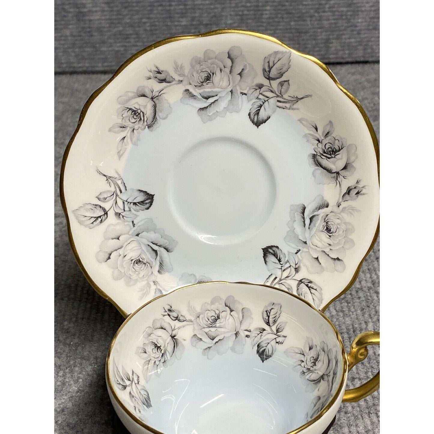Scarce Foley Bone China Marked 1850 3903 Teacup & Saucer Set