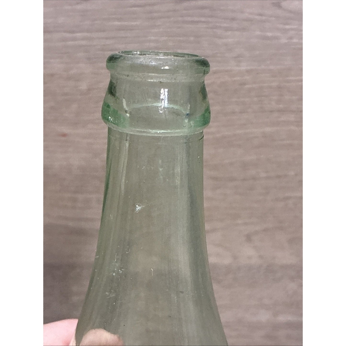 Vintage Crown Top Pluto Water Bottle America’s Physic Devil Embossed Green