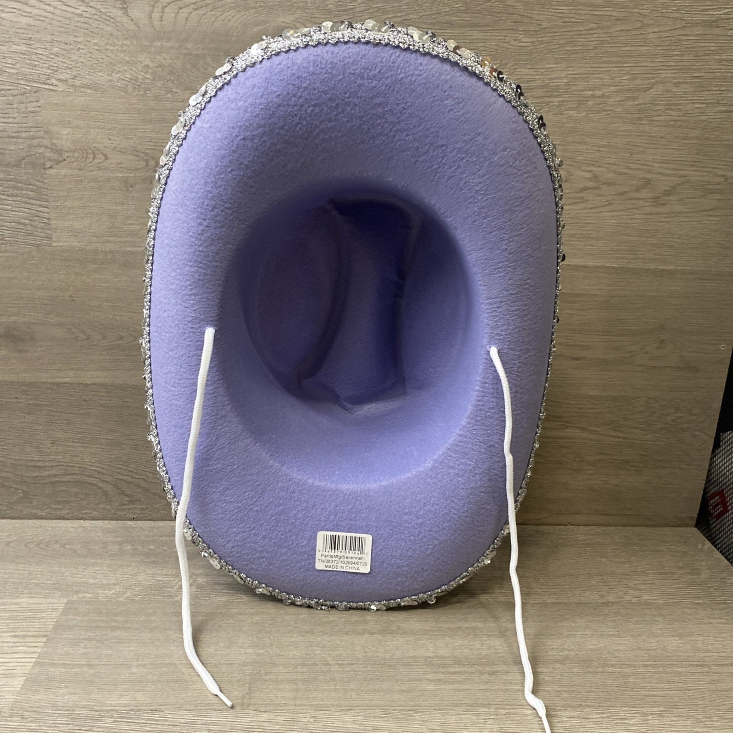 New Girls Purple Princess Fancy Sequence Cowgirl Hat Replicas by Parris