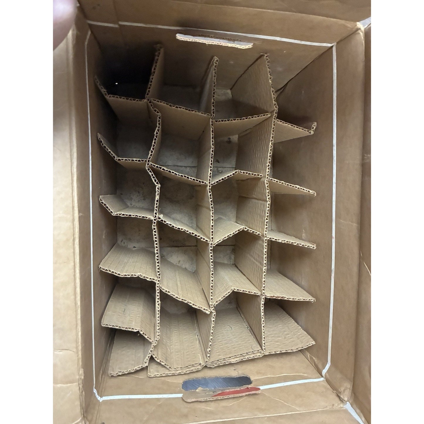 Budweiser Cardboard Flip Top 24 Bottle Case Box Empty Bar Decor Upcycle Crafts