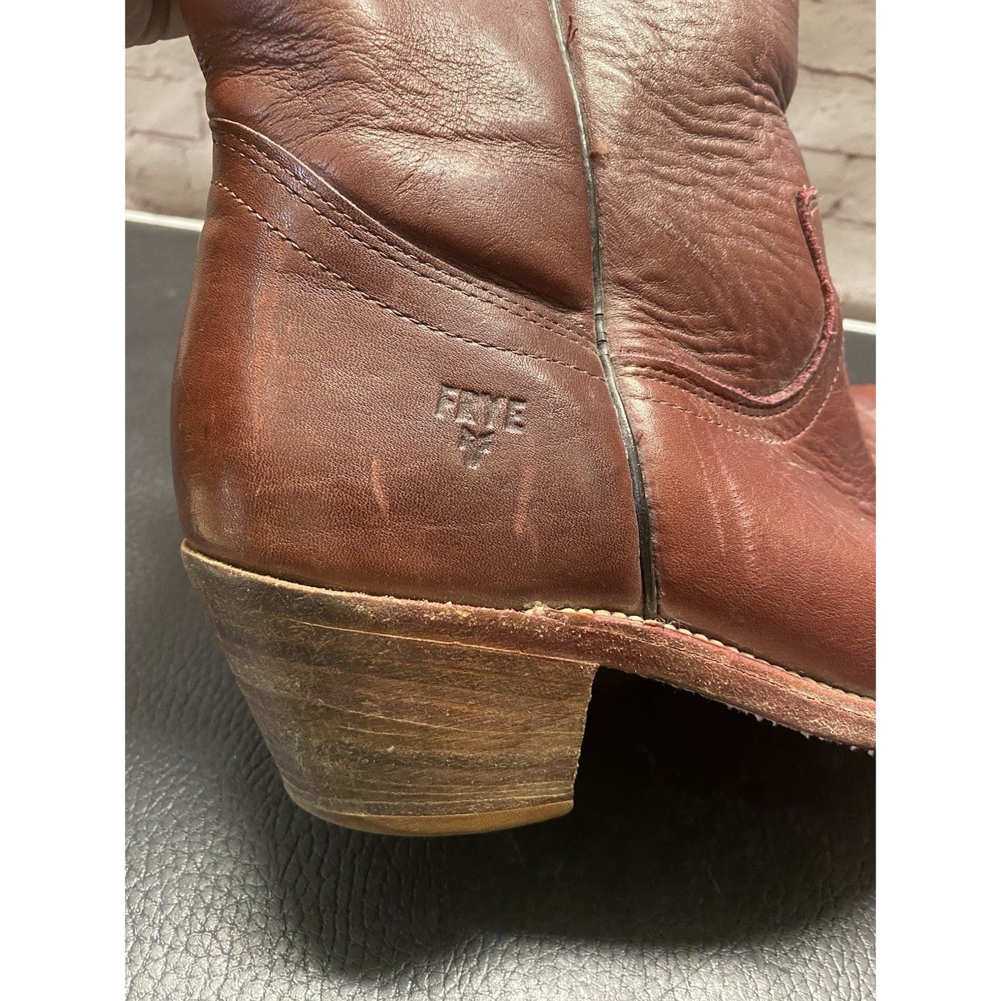 Vintage Frye Cowboy Boots Very Good Condition #2350 Made In USA 9.5D