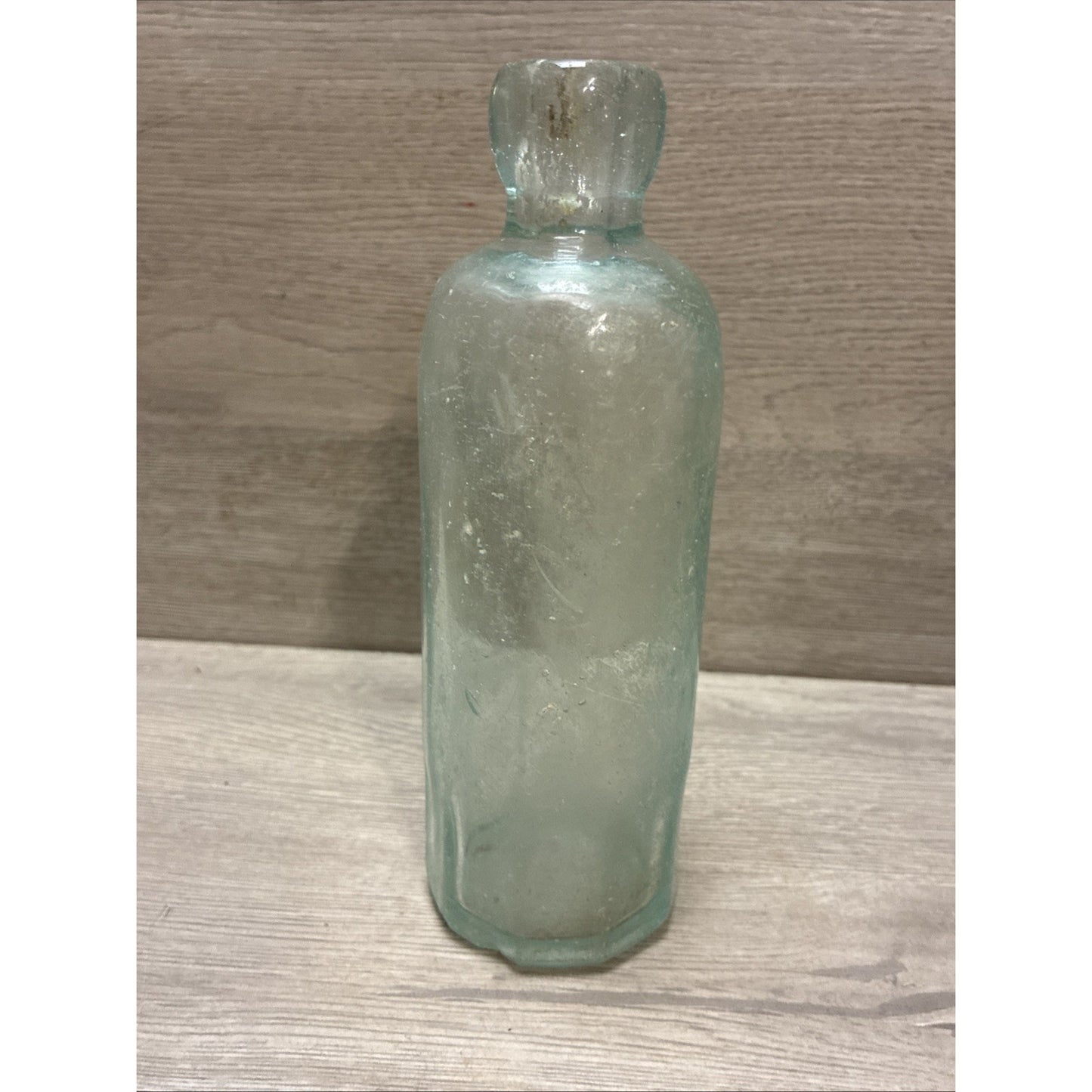 Antique Keenan Mfg Co Butte Montana Bottle Paneled 7.25” As Found! Blob Top
