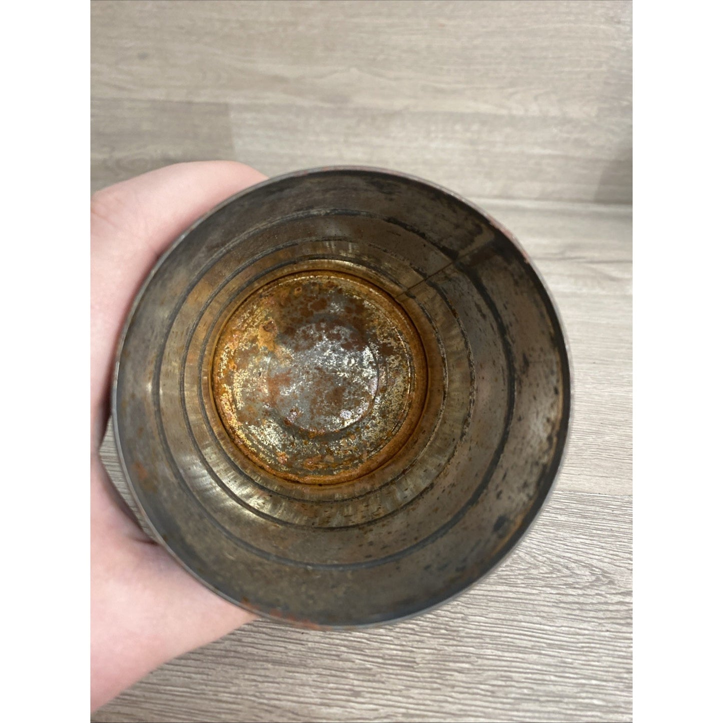 Vtg MJB Coffee Drip Grind - EMPTY - Tin Metal Can Cylinder Advertising Logo 5.5"