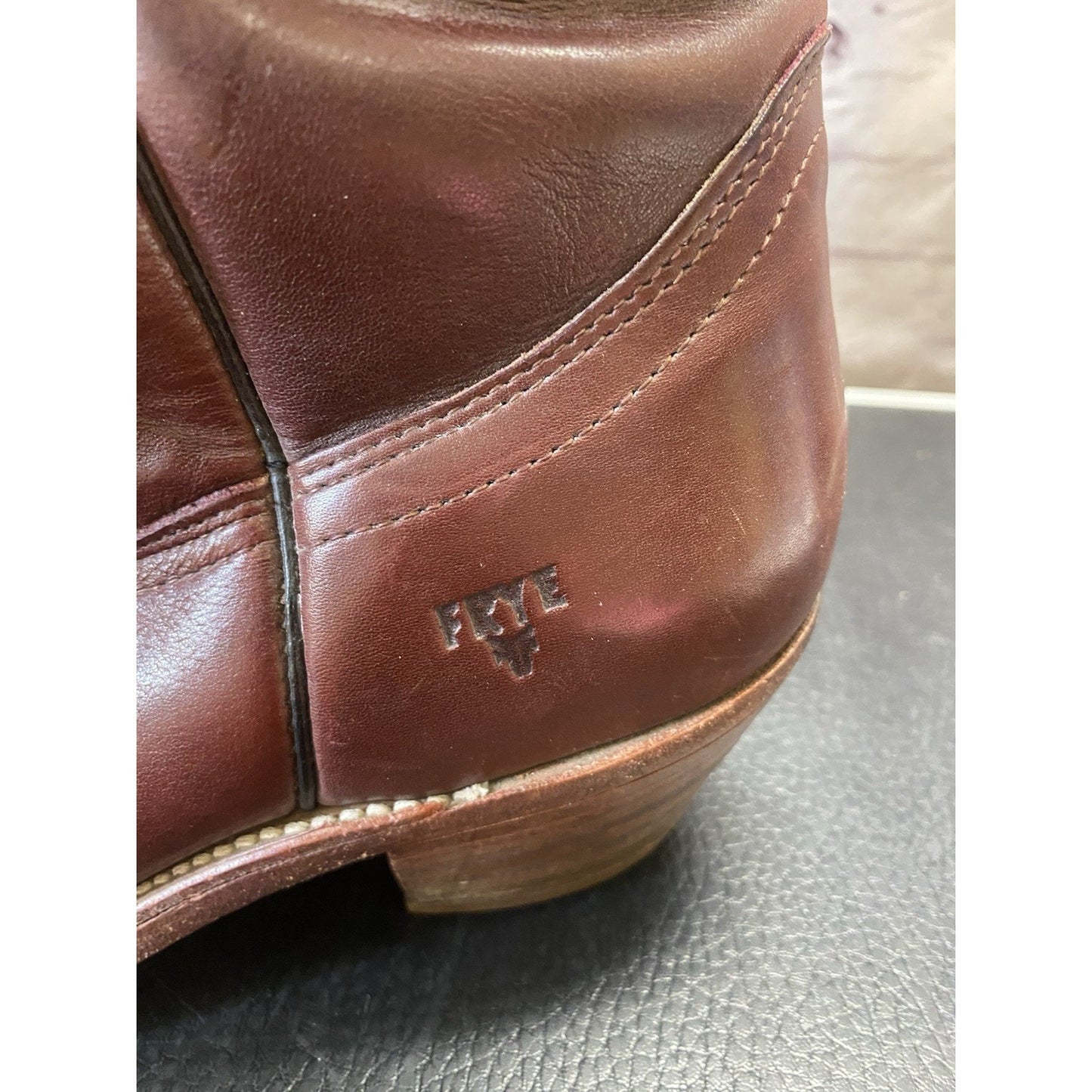 Vintage Frye Cowboy Boots Very Good Condition #2350 Made In USA 9.5D