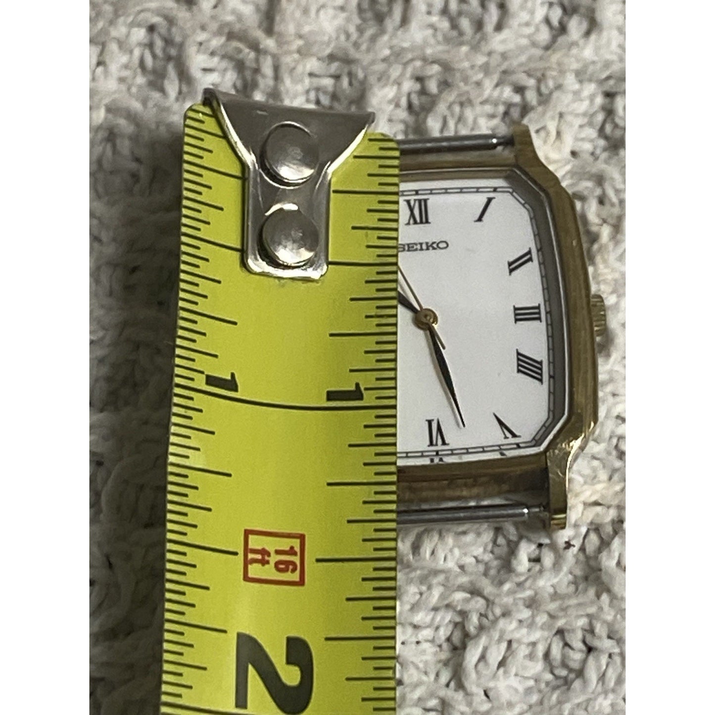 Vintage SEIKO Chariot 5P31-5190 Gold Men's Quartz Watch From JAPAN