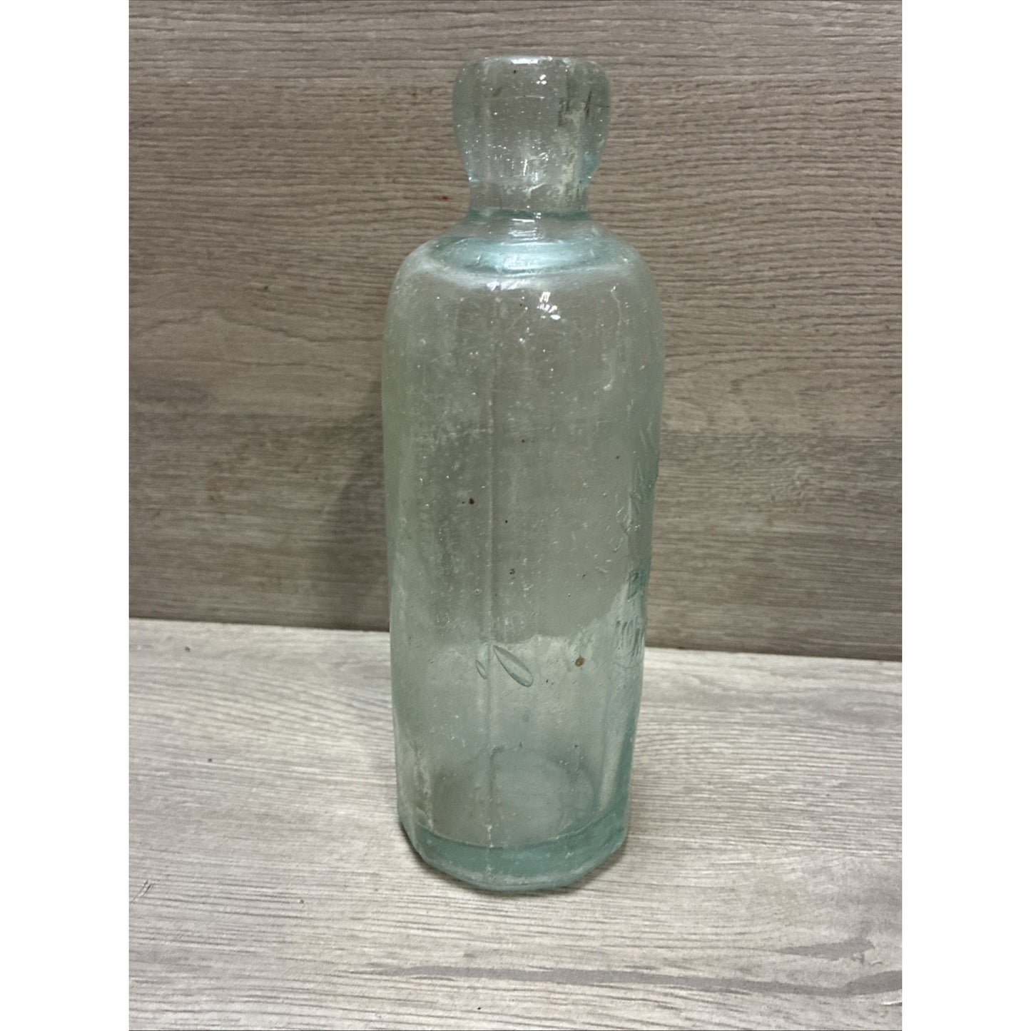 Antique Keenan Mfg Co Butte Montana Bottle Paneled 7.25” As Found! Blob Top