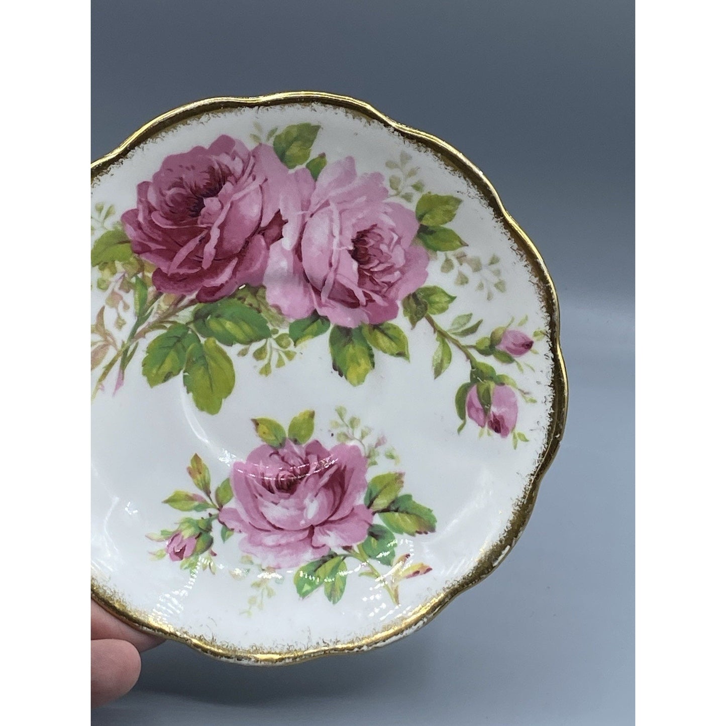 Royal Albert American Beauty Teacup and Saucer Pair