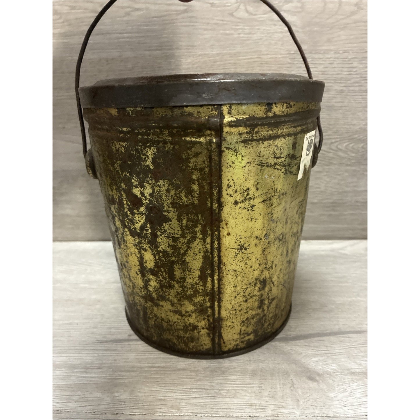 James Henry Packing Co Diamond H Brand Seattle, WA 4 Pound Lard Tin Vintage