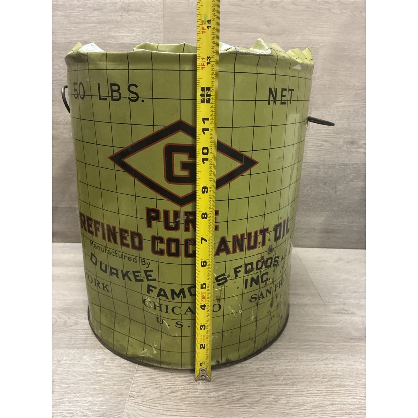 Durkee Famous Foods Pure Refined Coconut Oil NY Chicago San Francisco Advertisin