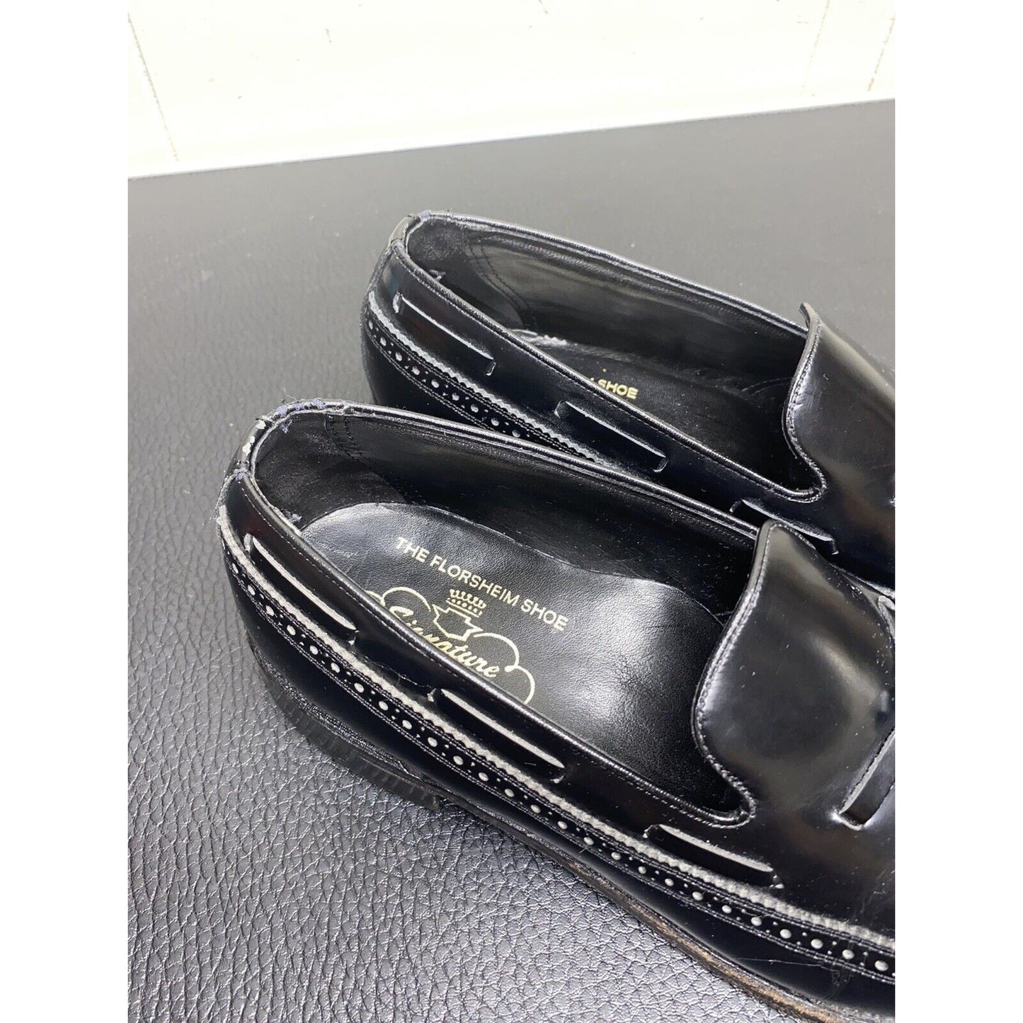 Florsheim Shoe Signature Collection Men’s Black Sz 8.5D Dress Shoes