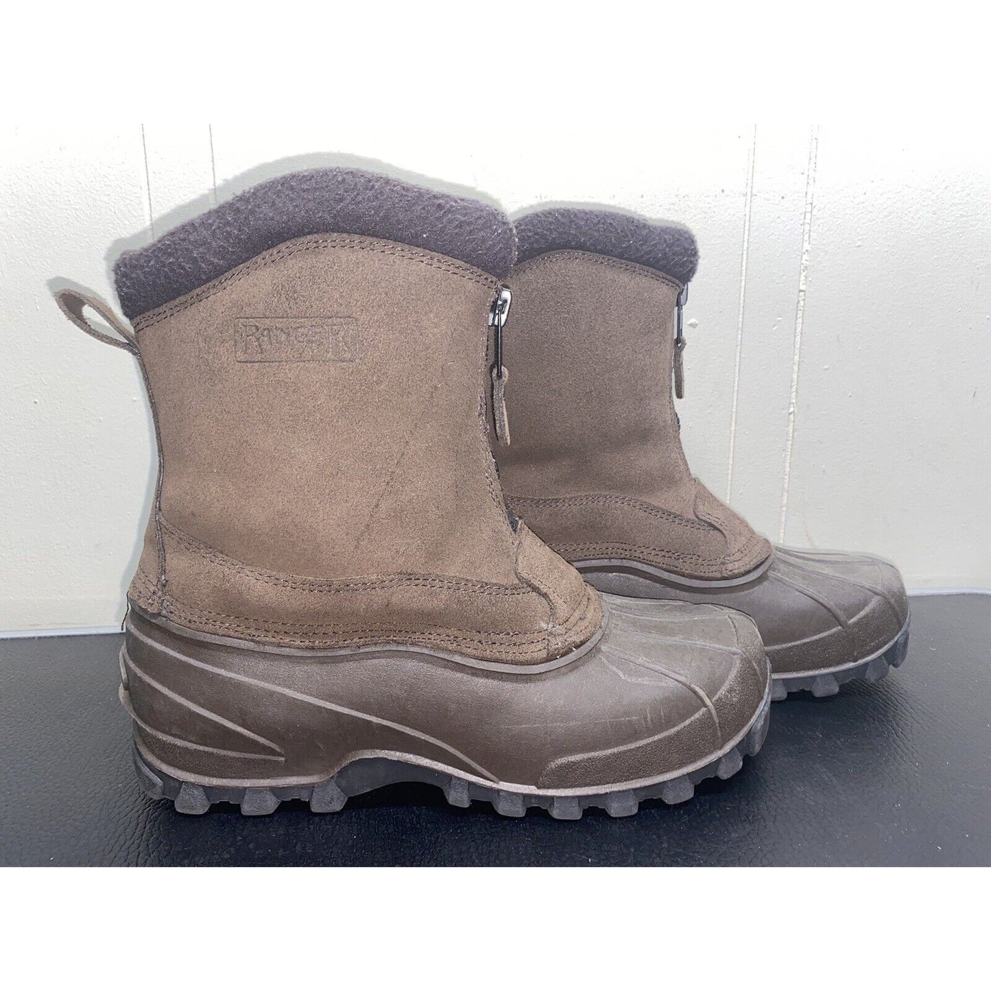 RANGER THERMOLITE BROWN SUEDE WITH LINER MENS 10 SNOW BOOTS