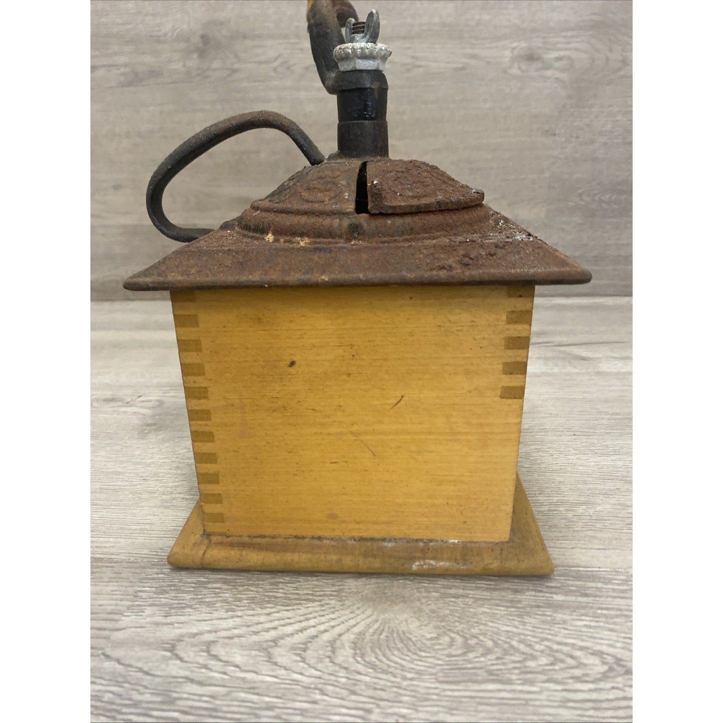 VINTAGE COLONIAL NO 1707 COFFEE MILL GRINDER WRIGHTSVILLE HARDWARE COMPANY