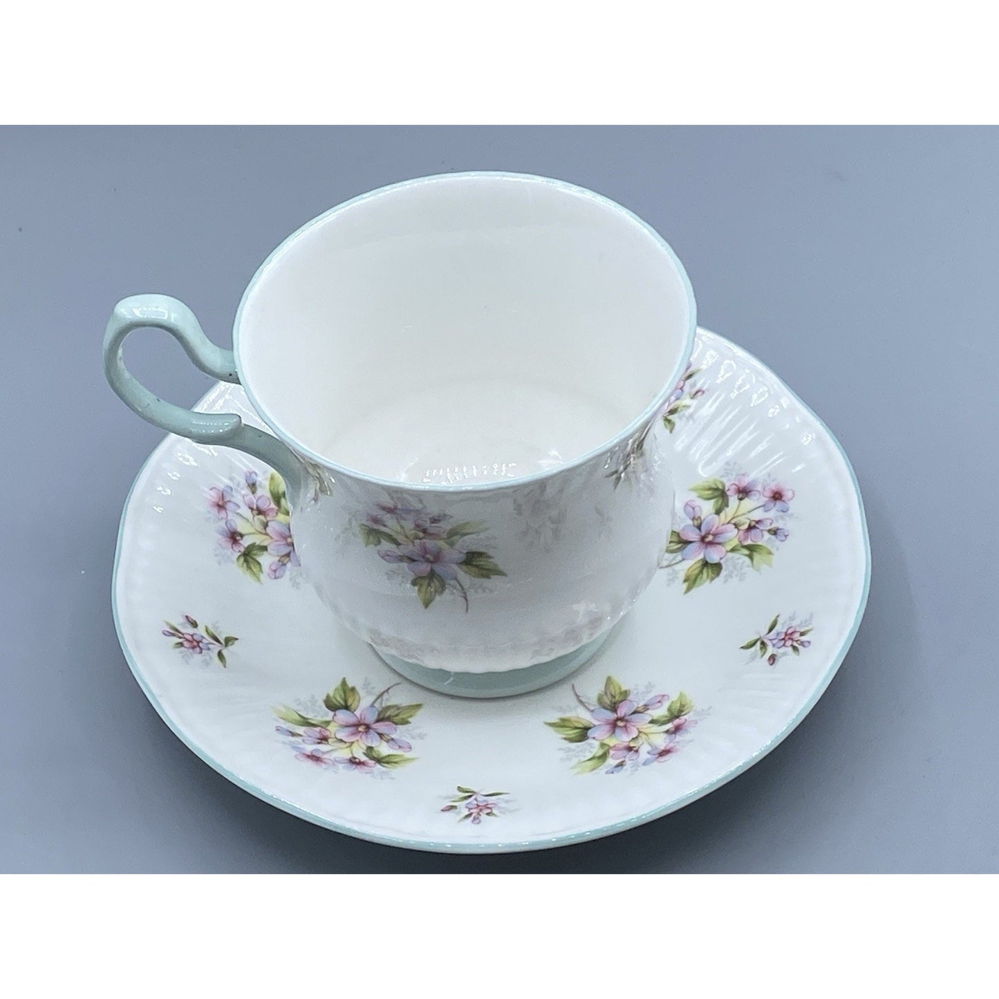 Royal Dover Teacup and Saucer, Floral Teacup
