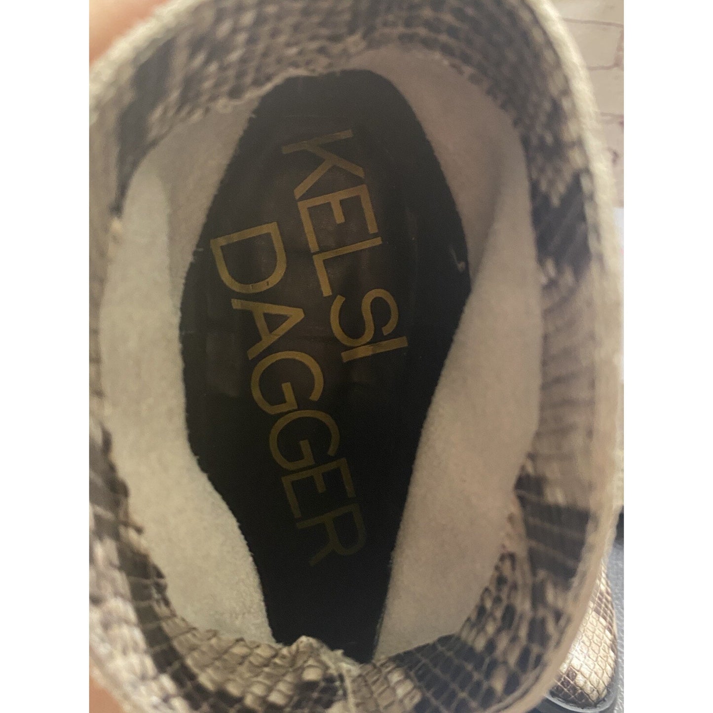 Kelsi Dagger Fantasy Snake Danice 8M Womens Boots
