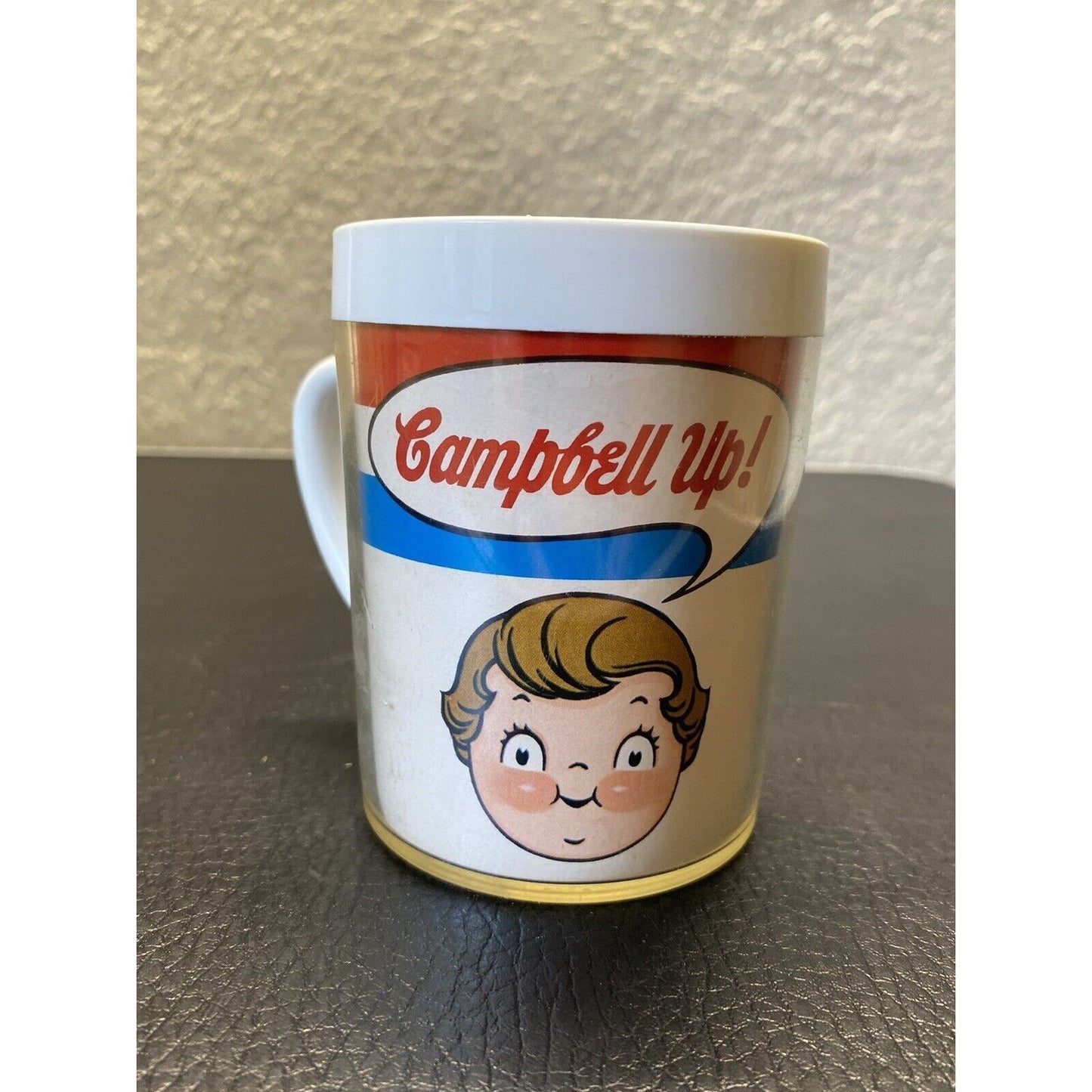 Vintage Campbell Up Plastic Cup Soup Coffee Cocoa Mug West Bend Thermo-Serv