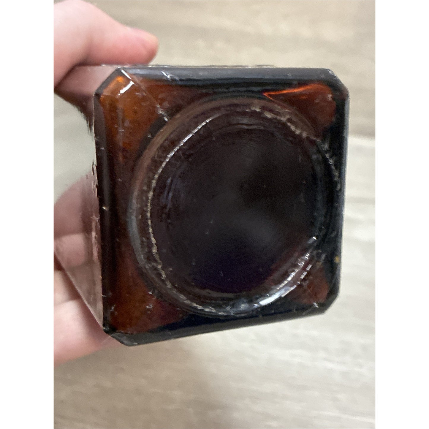 Antique Dr J Hostetter's Stomach Bitters 18oz Amber Bottle