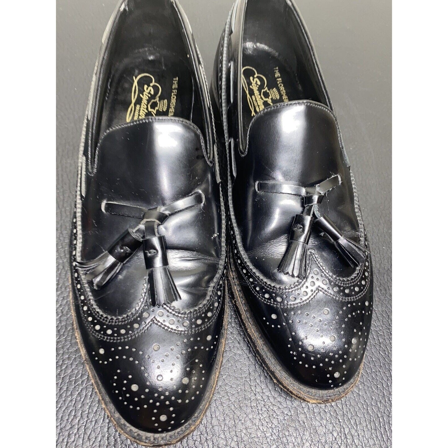 Florsheim Shoe Signature Collection Men’s Black Sz 8.5D Dress Shoes