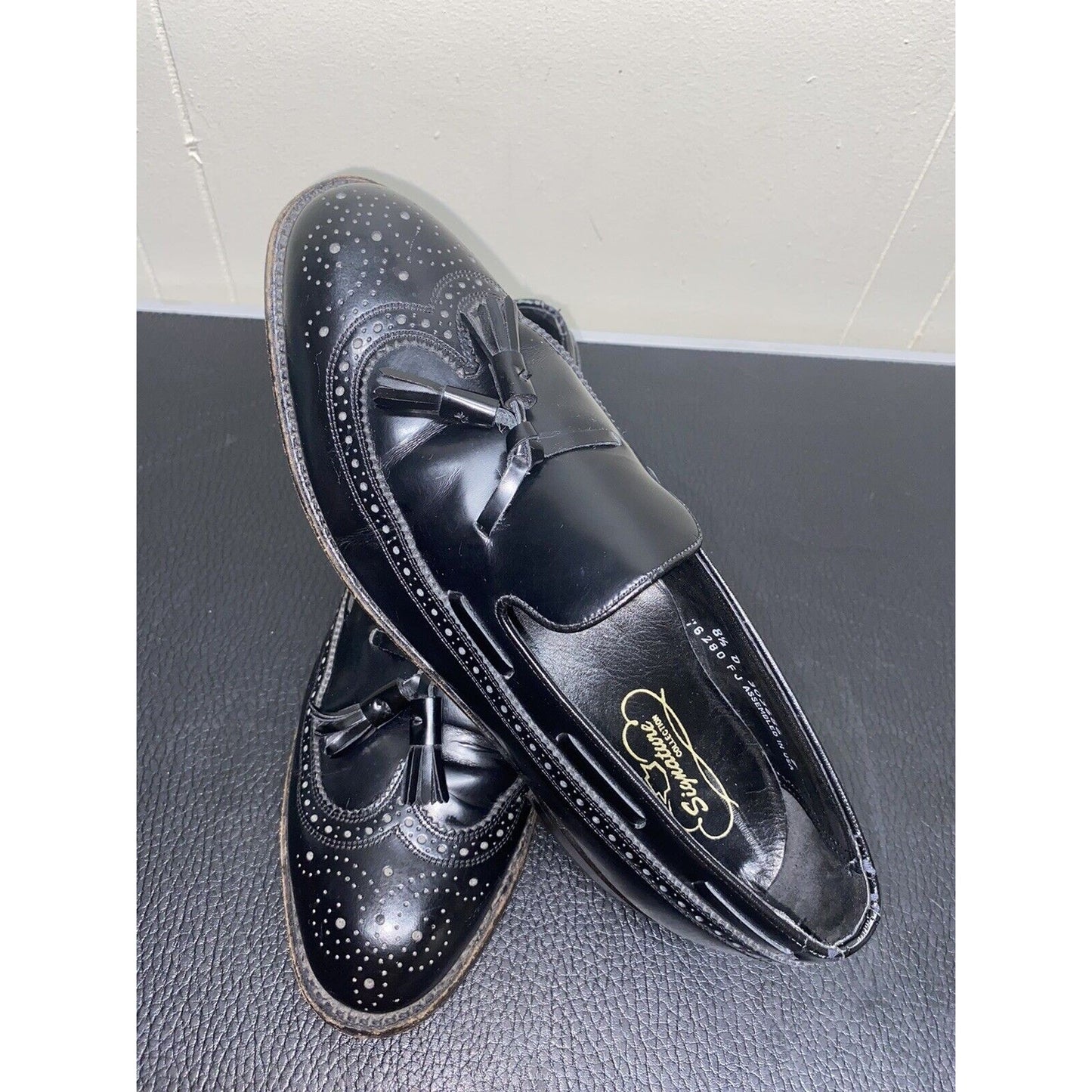 Florsheim Shoe Signature Collection Men’s Black Sz 8.5D Dress Shoes