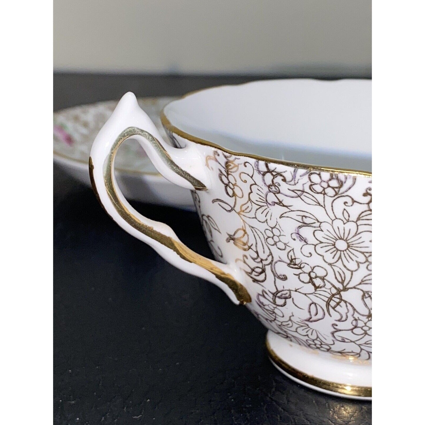 Collingswood Bone China England 417 Rose Teacup