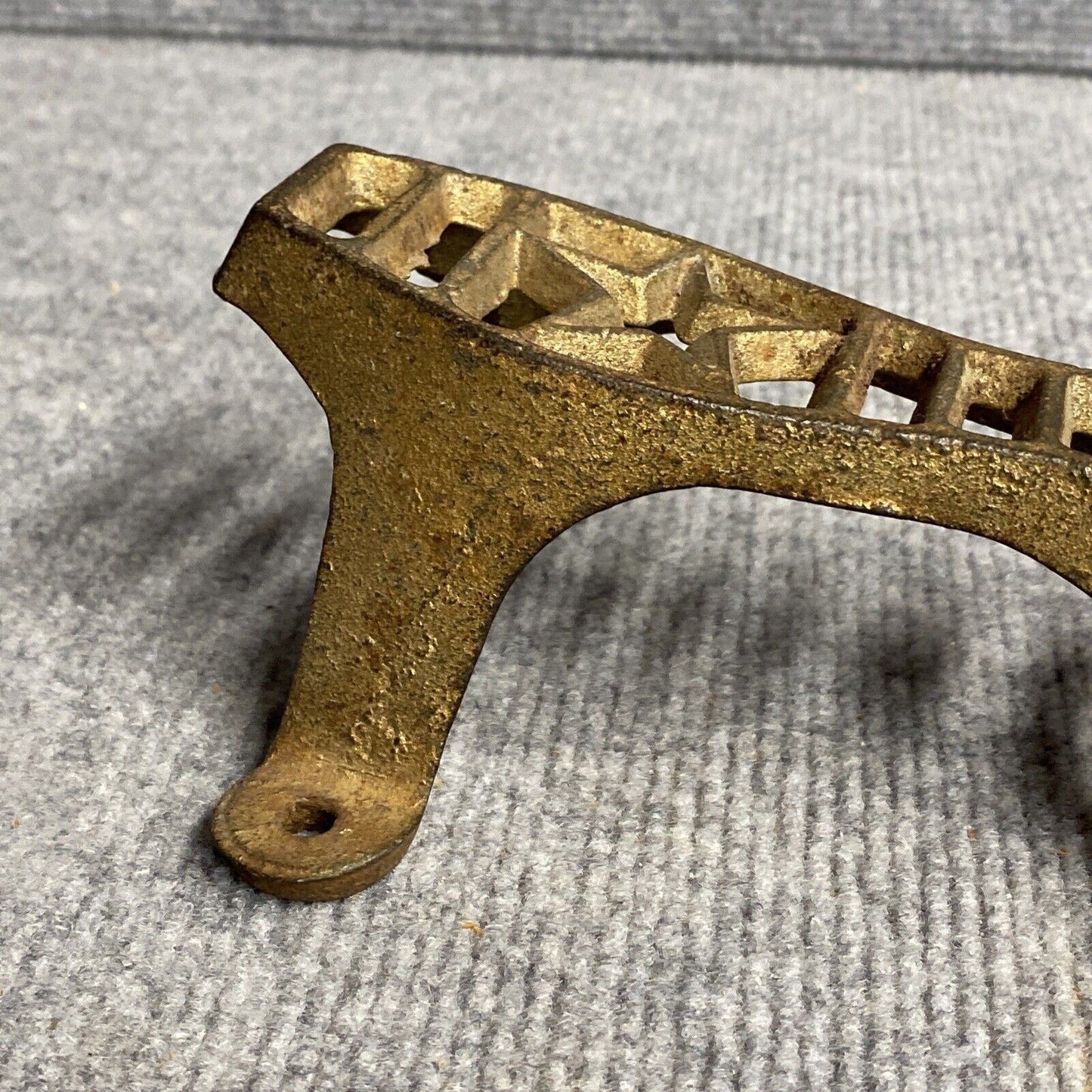 Antique Texas Star Boot Scrapper Shoe Shine Mount
