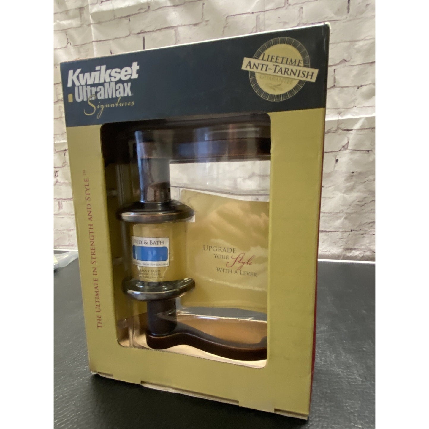 Kwikset UltraMax Bed/Bath Interior Locking Anti-Tarnish NEW