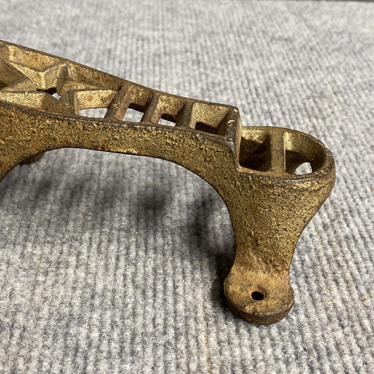 Antique Texas Star Boot Scrapper Shoe Shine Mount