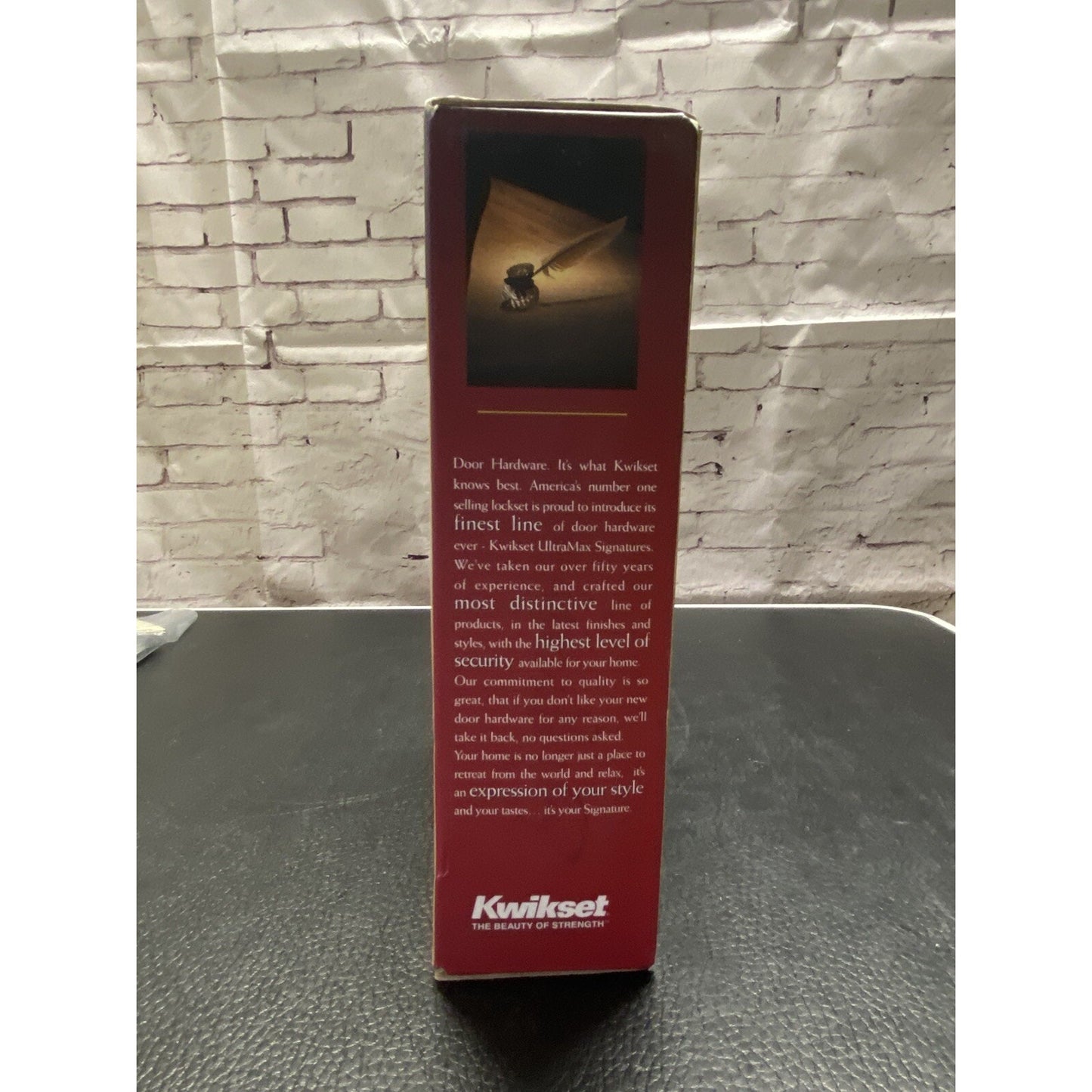 Kwikset UltraMax Bed/Bath Interior Locking Anti-Tarnish NEW