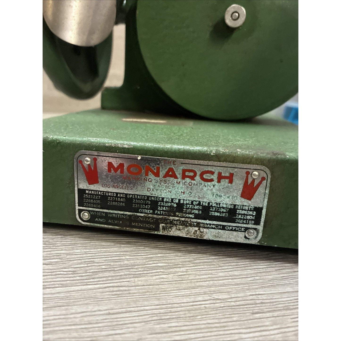 Vintage Monarch Marking System "Junior Monarch" Ticket Pricing Machine