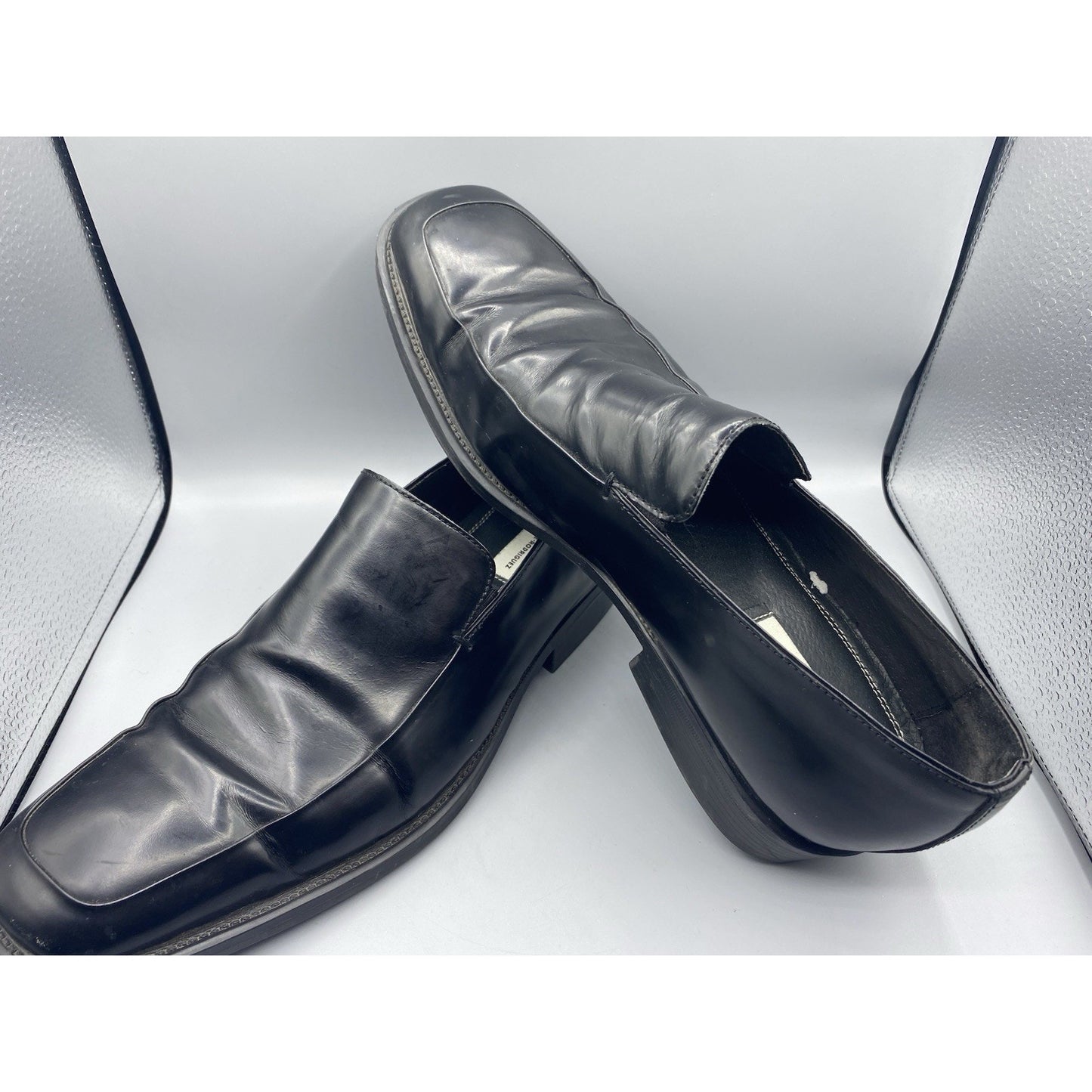 WILKE RODRIGUEZ Black Solid Leather Lace Up Men Oxford Dress Shoes SZ 11