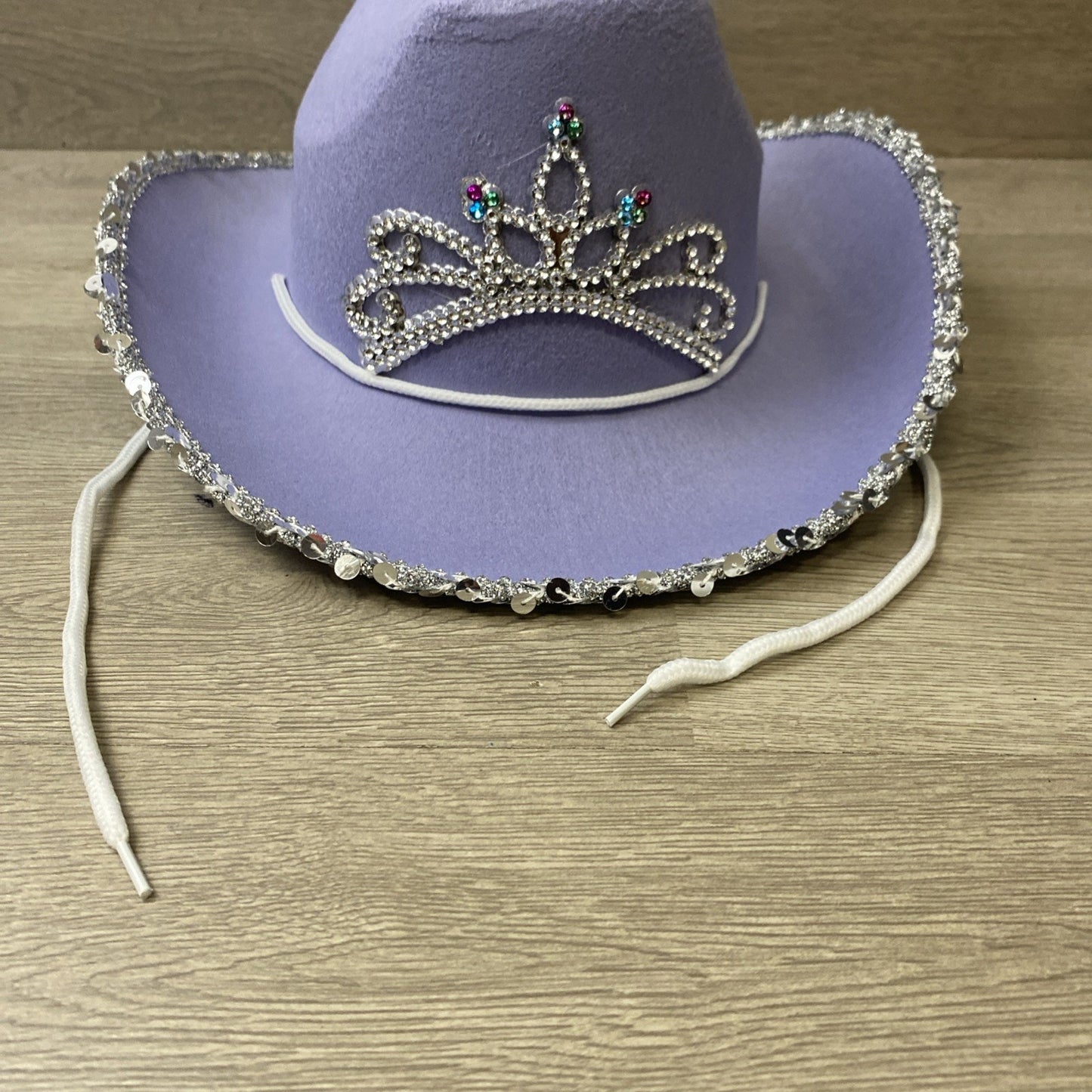 New Girls Purple Princess Fancy Sequence Cowgirl Hat Replicas by Parris