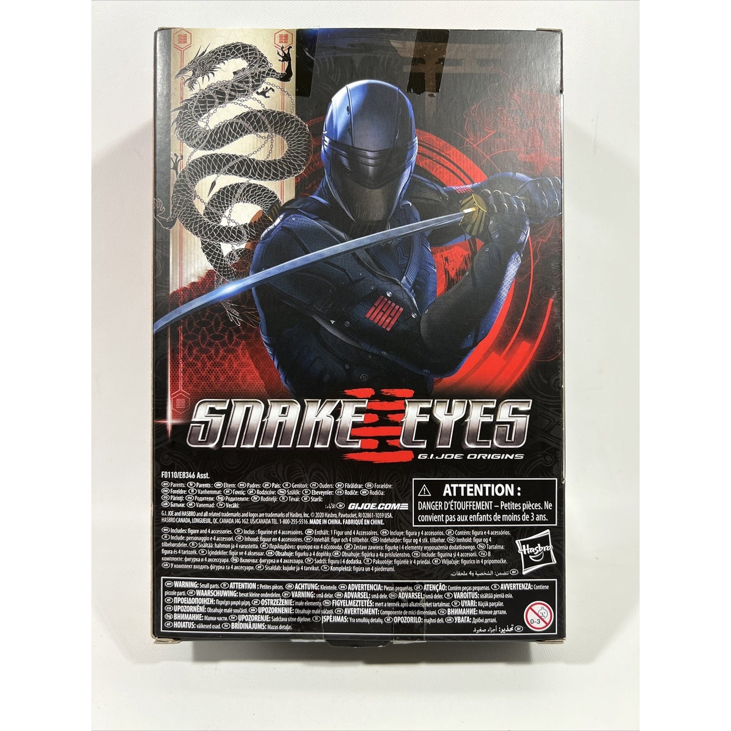 G.I. Joe Classified Snake Eyes: GI Joe Origins Baroness Action Figure NIB