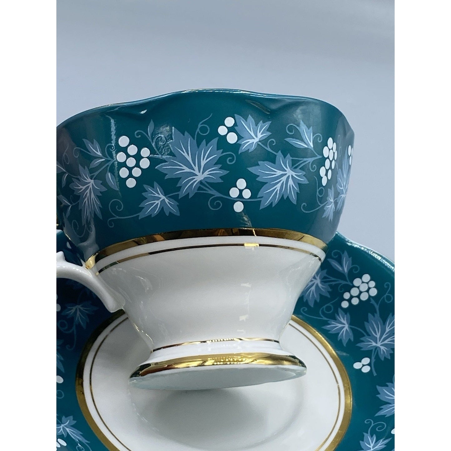 VINTAGE ROYAL ALBERT Chateau Series "Nancy" Teacup & Saucer Set