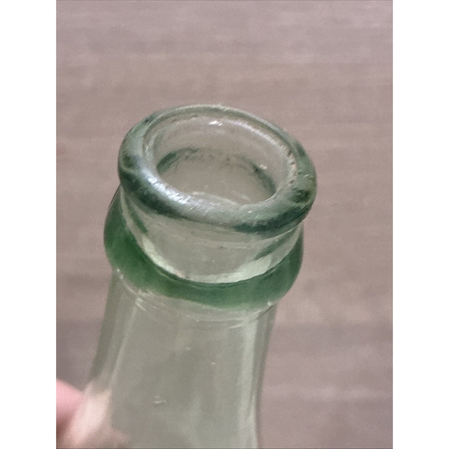 Vintage Crown Top Pluto Water Bottle America’s Physic Devil Embossed Green