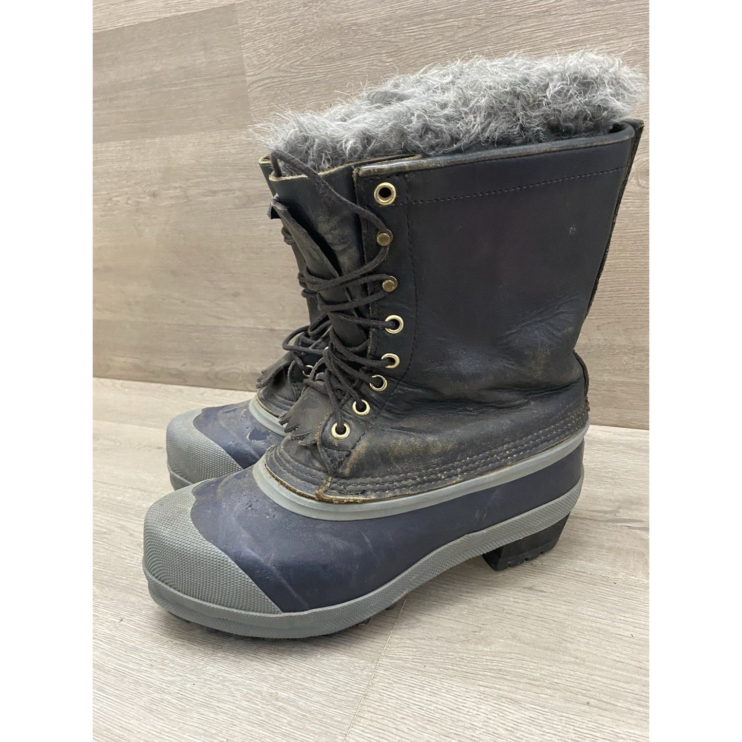 White’s Snow Cat Pac Boots Insulated Leather Rubber Mens 9 Arctic Expedition