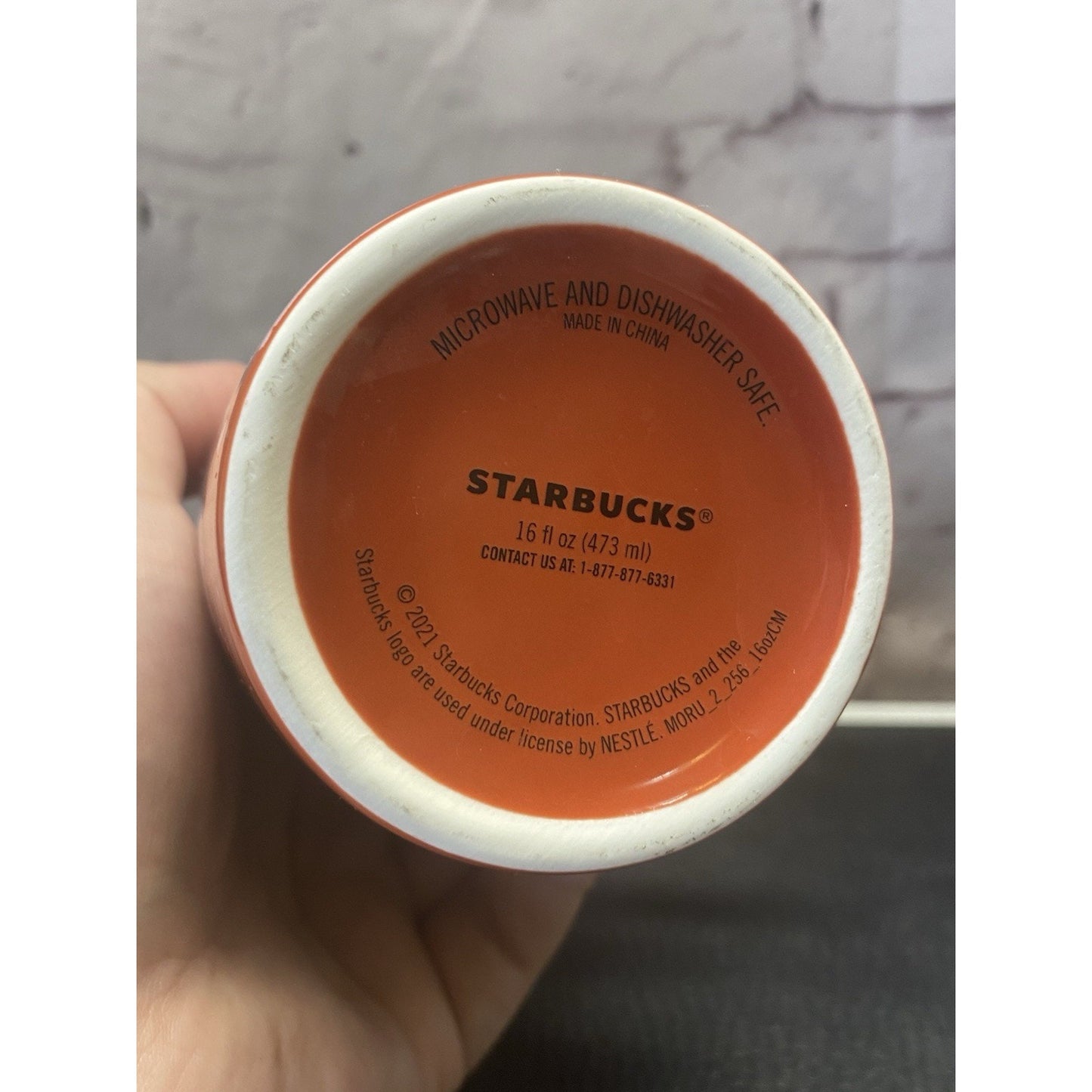 2021 Starbucks Airbrush Siren Pink Heart Red Tall Coffee Mug Valentine’s Day