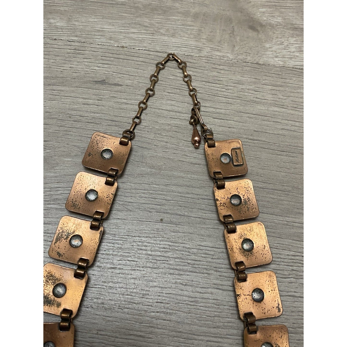 RENOIR MATISSE Enamel Splatter Choker Necklace & Earrings Set