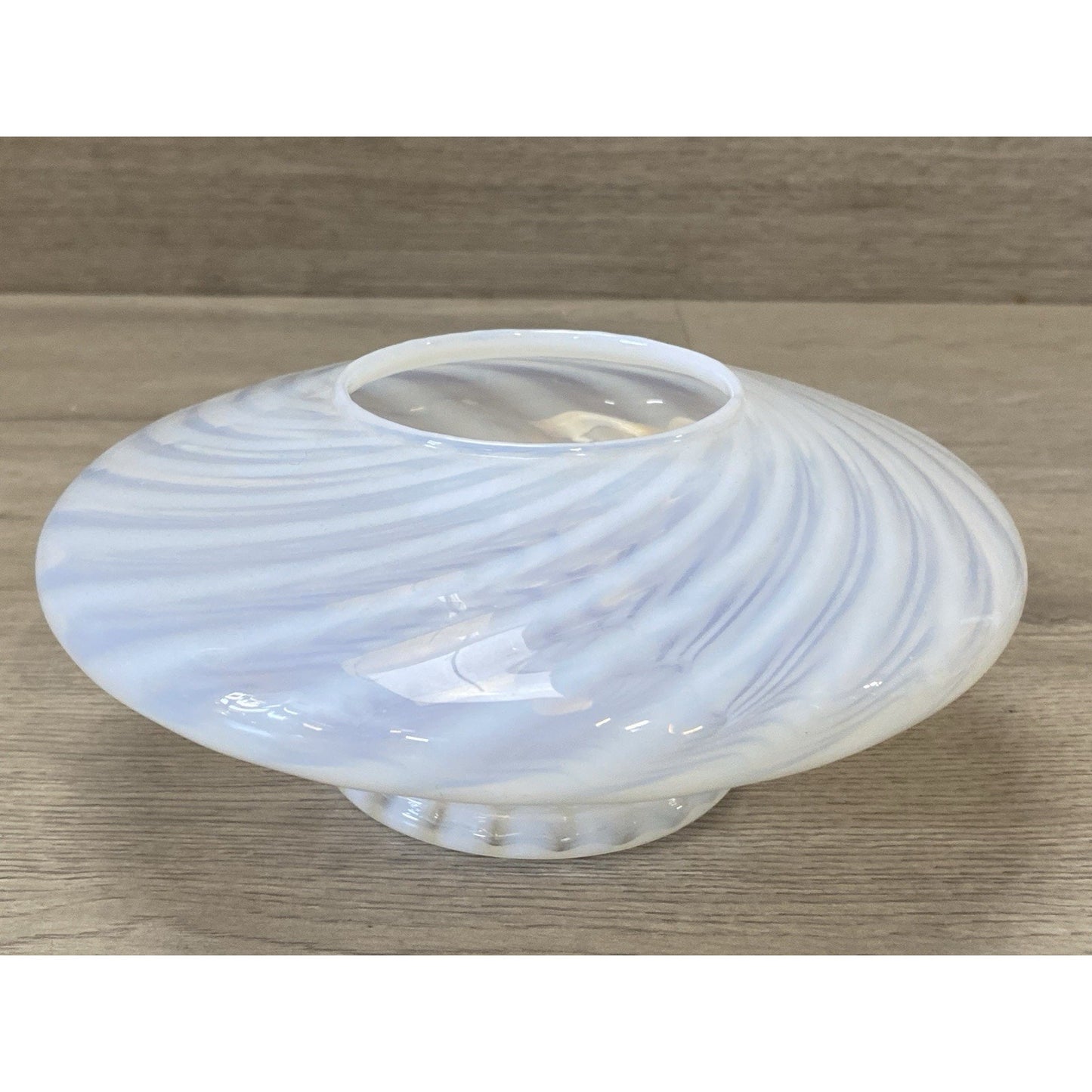 Vintage Fenton Spiral Optic Rose Bowl Vase