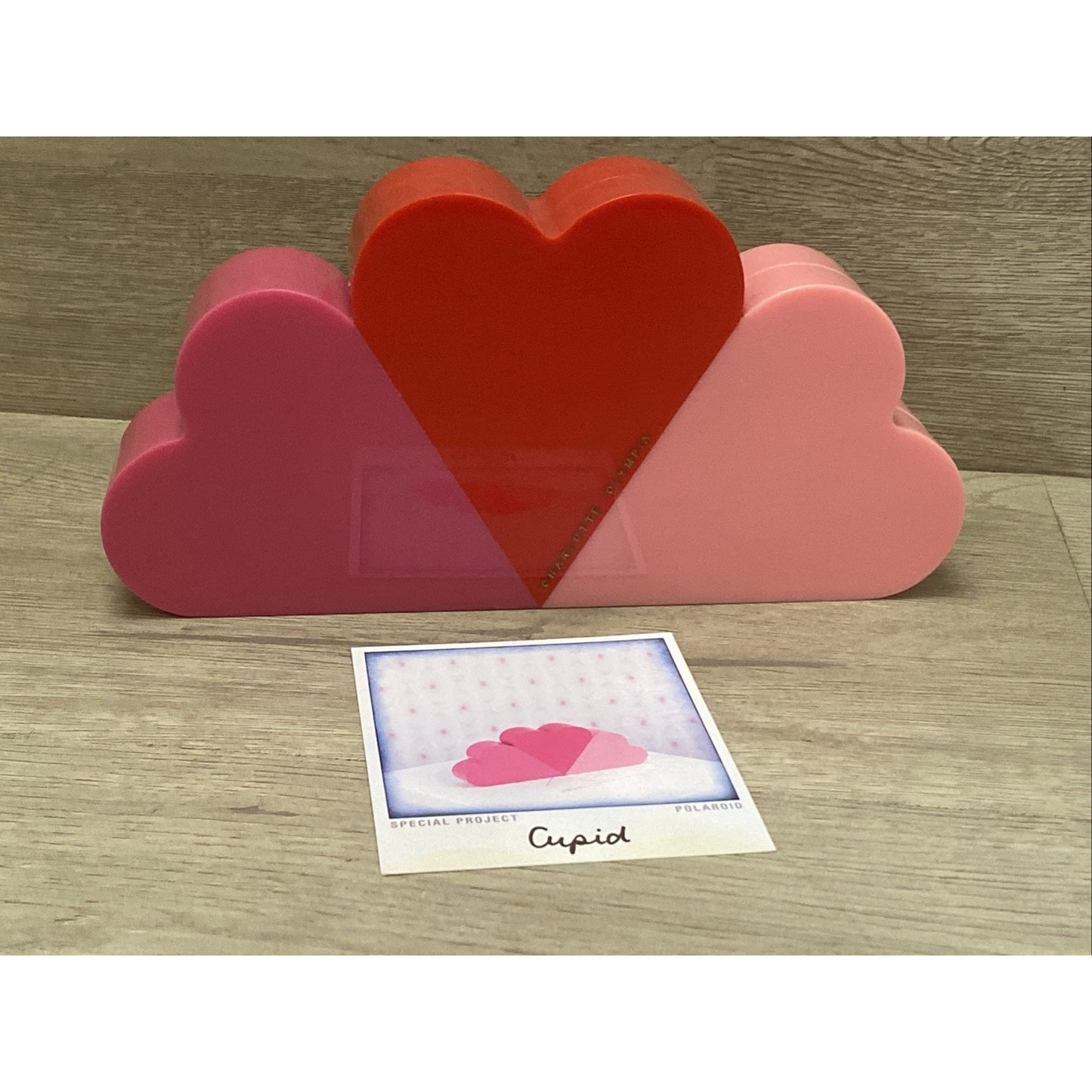 Rare Polaroid Special Project “Cupid” Purse Layered Heart Charlotte Olympia