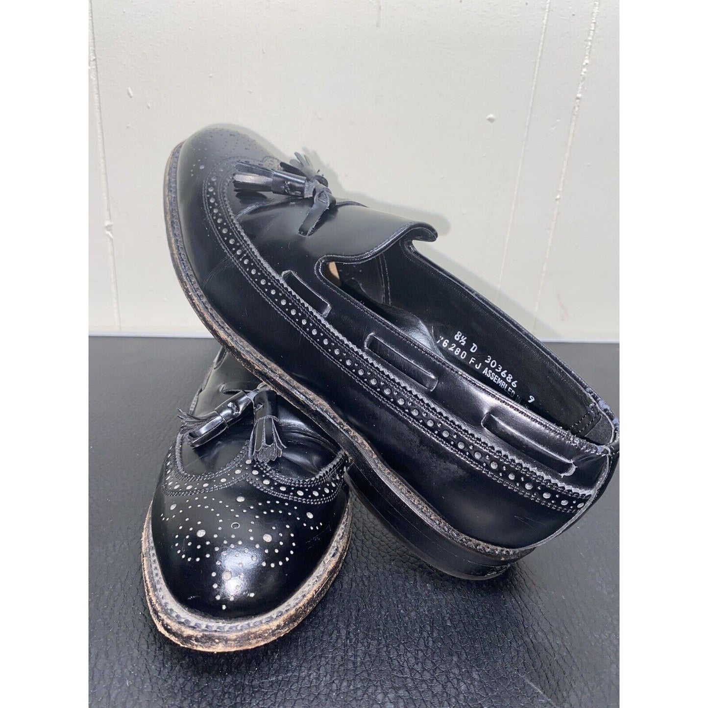 Florsheim Shoe Signature Collection Men’s Black Sz 8.5D Dress Shoes