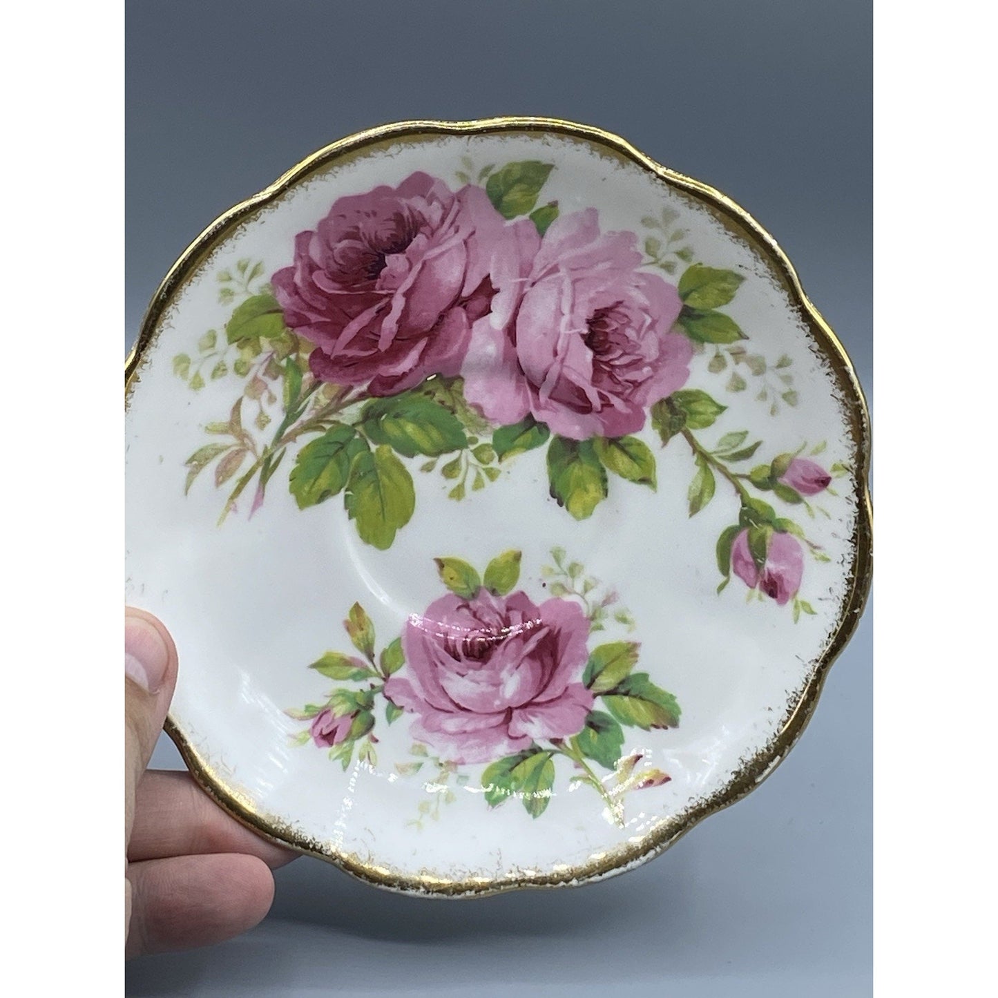 Royal Albert American Beauty Teacup and Saucer Pair