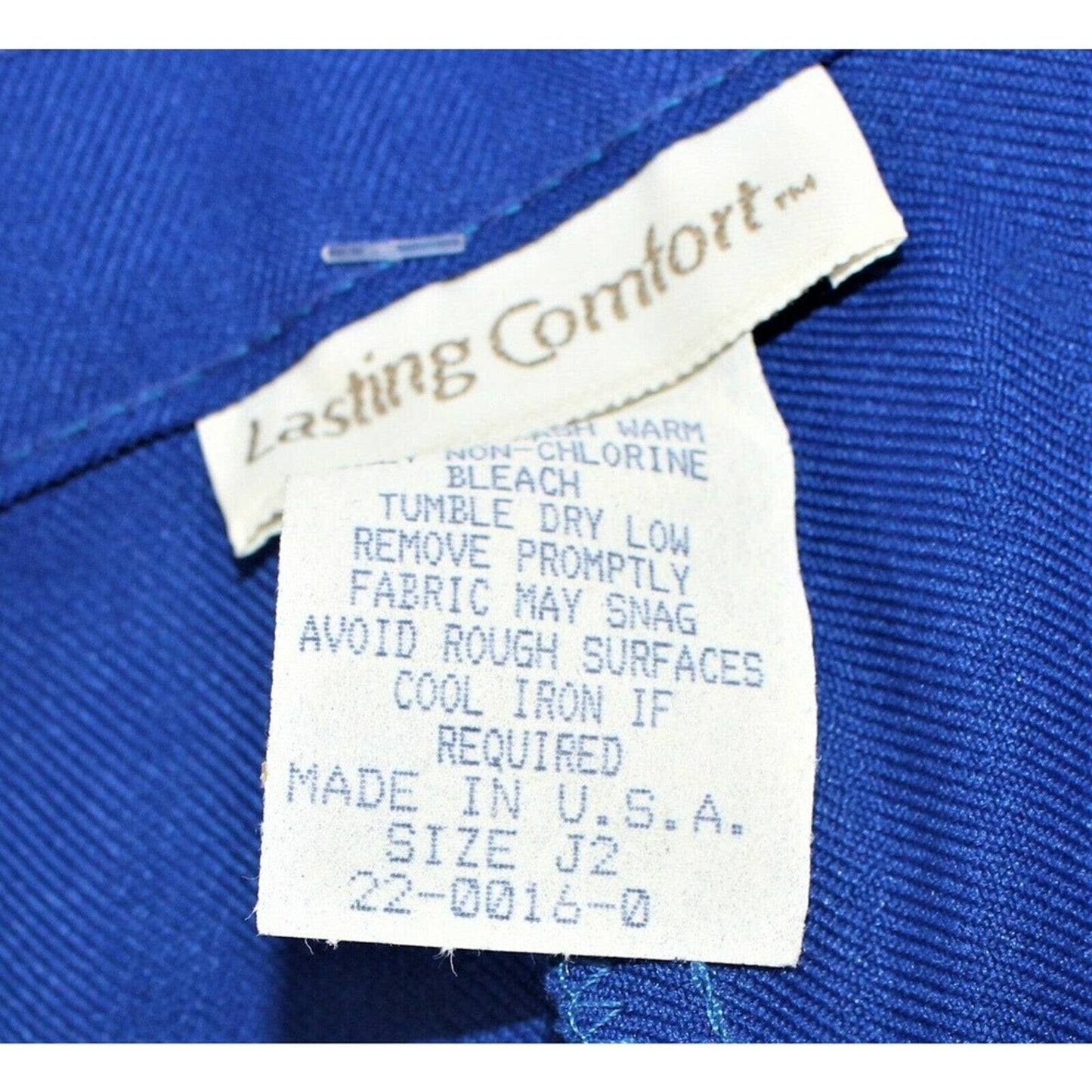 Women's Lasting Comfort Visa by Milliken Blue Dress Pants Plus Size 3X J2 NWT