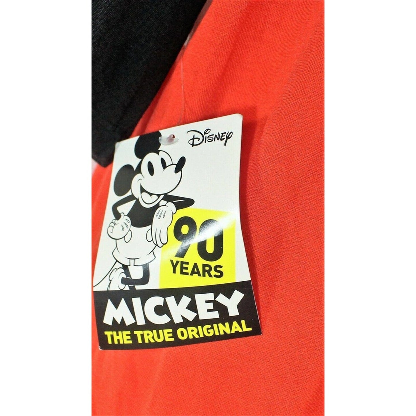 Mickey Mouse Short Sleeve Jersey Hoodie Size XXL (19) 2XL Juniors Lightweight