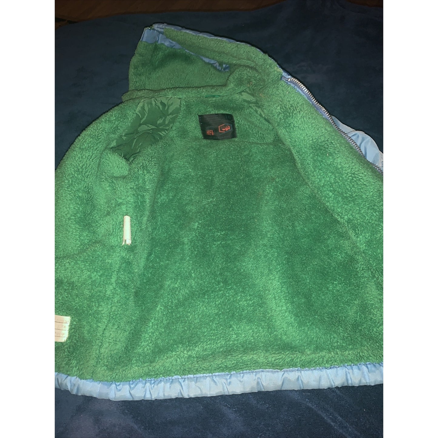 Seahawks Size 8 NFL Girls Childrens Jacket Blue (VMA Floor)