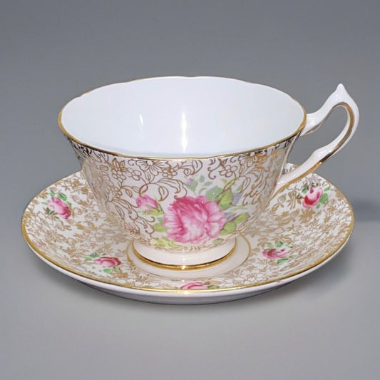 Collingswood Bone China England 417 Rose Teacup