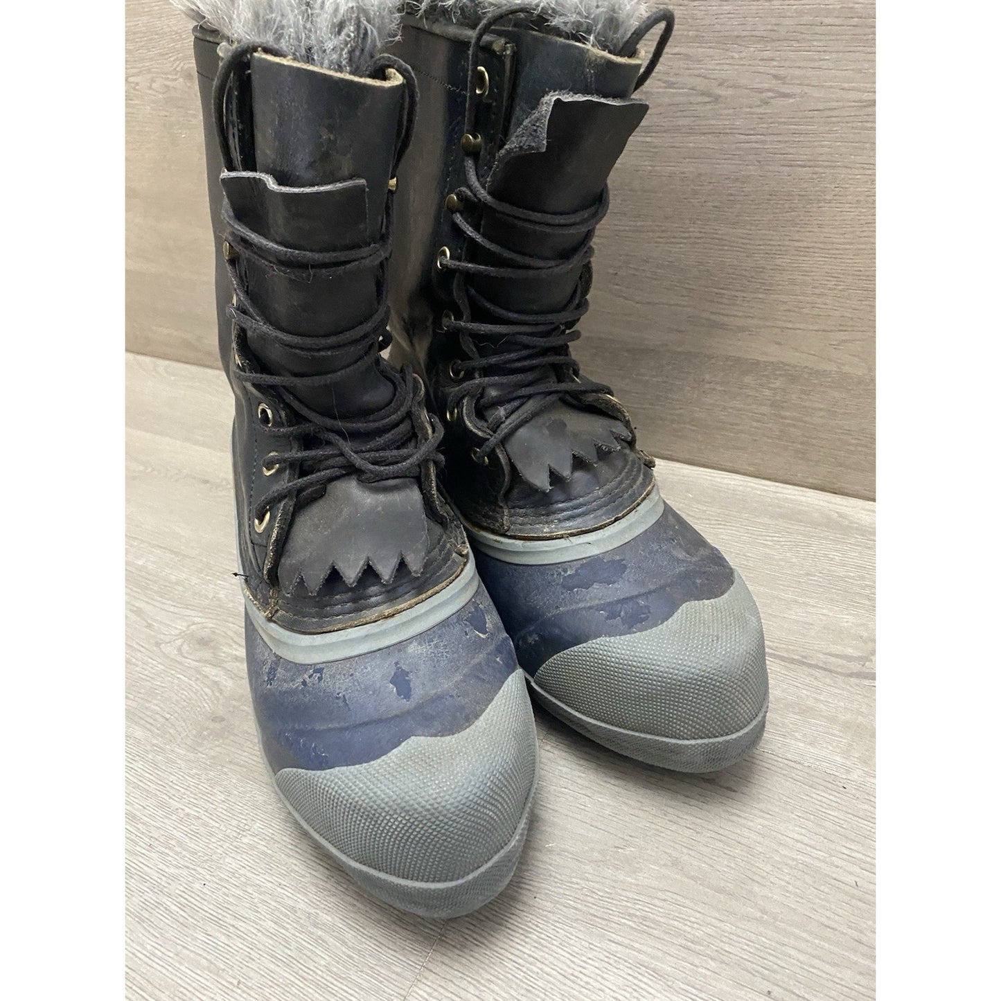 White’s Snow Cat Pac Boots Insulated Leather Rubber Mens 9 Arctic Expedition